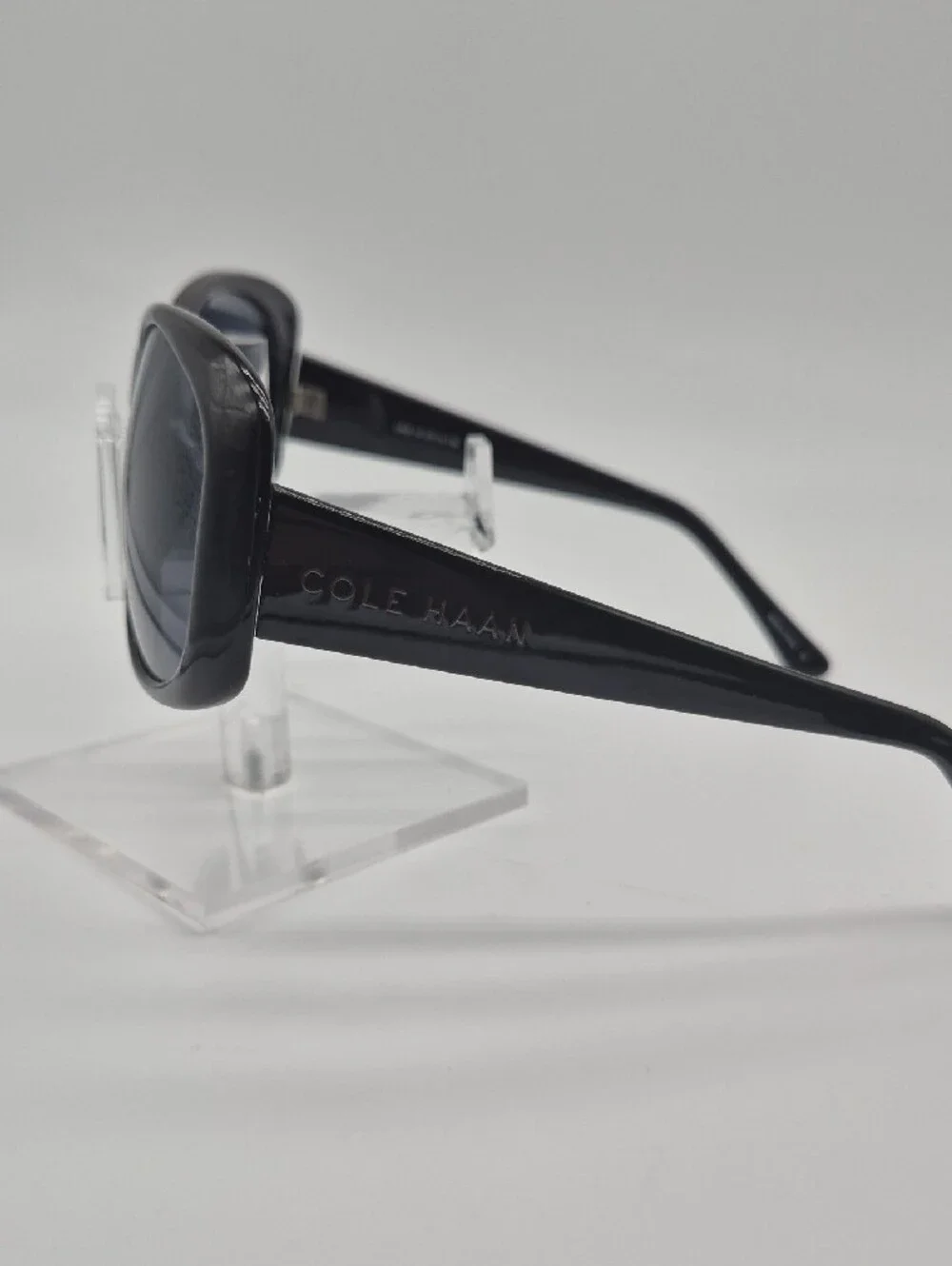 Cole Haan Women's Black Oval Sunglasses